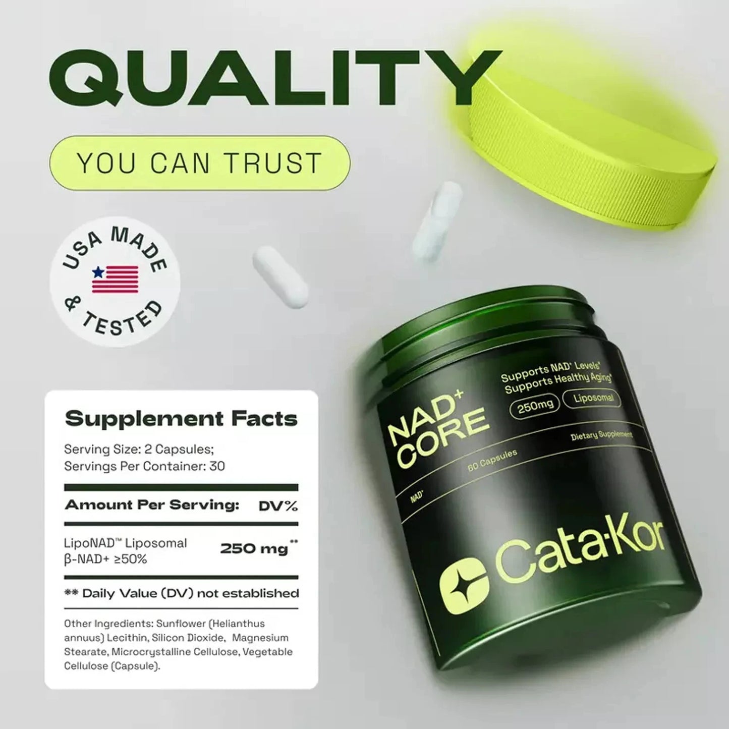 Ruevelt™ NAD+ CORE fat burner Capsules